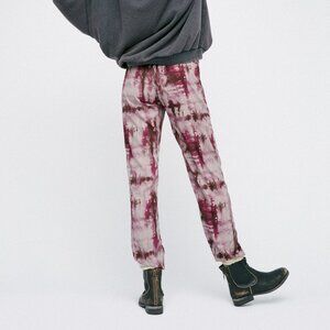NWT Rare Woo LA ARTS DISTRICT Boutique Edgy Boho Tie Dye Cotton Lounge Pants XS